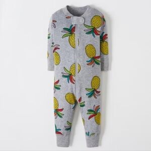 Hanna Andersson Night Night Sleeper In Pineapple Party Size 0-3 Months
